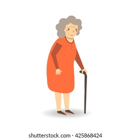 103 Old lady back pain Stock Illustrations, Images & Vectors | Shutterstock