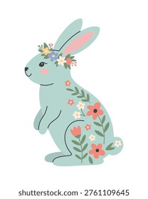 Cute flat vector illustration