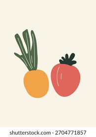 Lindo surtido de verduras planas Obras de arte de alimentos saludables orgánicos