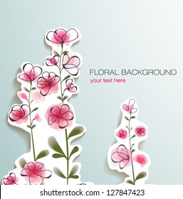 Cute floral background