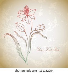 Cute floral background