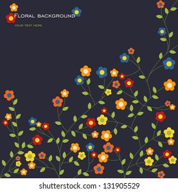 Cute floral background