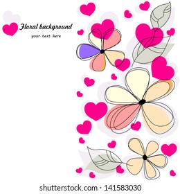 cute floral background