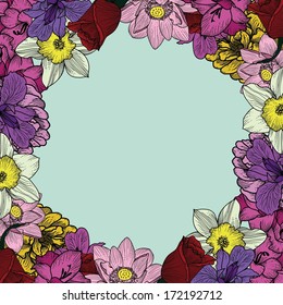 Cute floral background