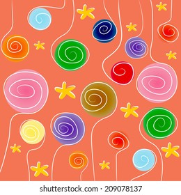 cute floral background