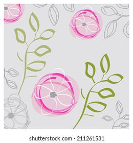 cute floral background