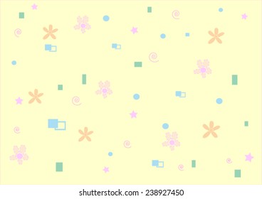 Cute floral background