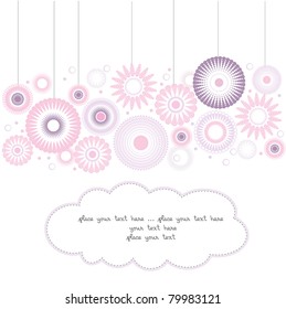 cute floral background