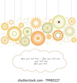 cute floral background