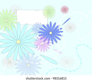   Cute floral background