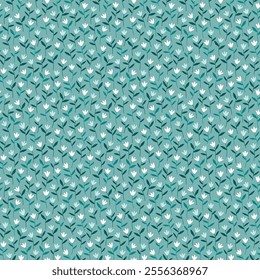 Cute floral background. Floral pattern with small white and blue flowers on a light blue background. Seamless pattern for design and fashion prints. Ditsy style. Stock vector illustration.