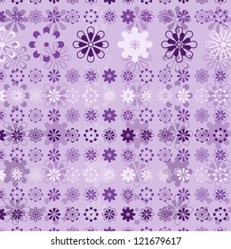 Cute Floral Background - Vector illustration. Ornate floral seamless texture. Seamless pattern for wallpaper,web page background, surface textures. Gorgeous seamless floral background