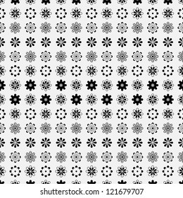 Cute Floral Background - Vector illustration. Ornate floral seamless texture. Seamless pattern for wallpaper,web page background, surface textures. Gorgeous seamless floral background