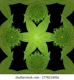 Cute floral background. Vector illustration. Seamless pattern in small flower. Beautiful fabric pattern.