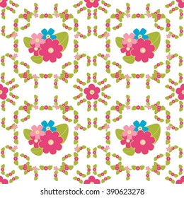 Cute floral background, vector pattern with forget-me-not flowers. Seamless vector floral pattern for cushion, pillow, bandanna, silk kerchief or shawl fabric print. Texture for clothes, bedclothes