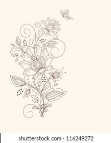 Cute floral card