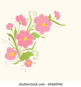 Cute floral card