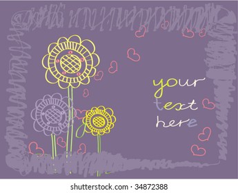 cute floral design
