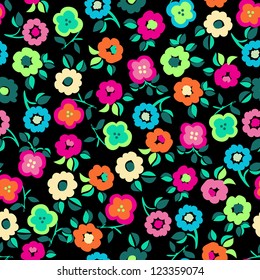 cute floral ditsy seamless background