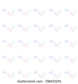 Cute floral and Flower seamless pattern with leaves, element for design, vector illustration
