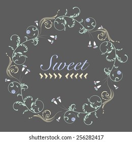 Cute floral Frame