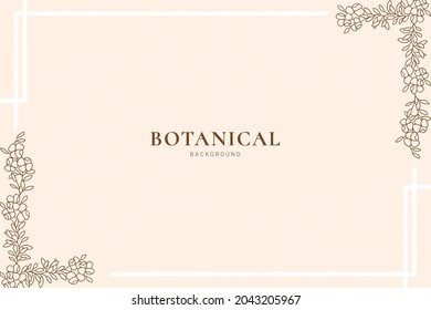 cute floral frame background for wedding