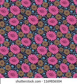 Cute Floral pattern in the flower 