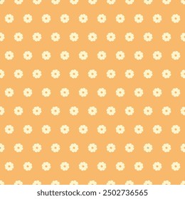 Cute floral pattern with flowers, seamless fabric print, abstract