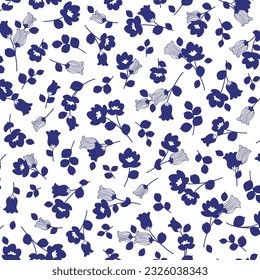 Frische Blumenmuster, perfekt für die Textilgestaltung,