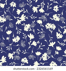 Frische Blumenmuster, perfekt für die Textilgestaltung,