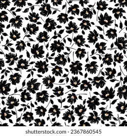 Frische Blumenmuster, perfekt für die Textilgestaltung,