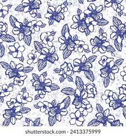 Cute floral pattern perfect for textile design,