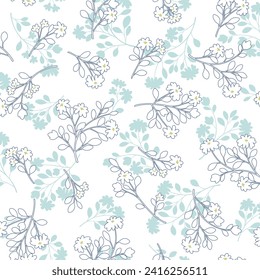 Cute floral pattern perfect for textile design,