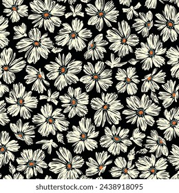 Nettes Blumenmuster perfekt für Textildesign,