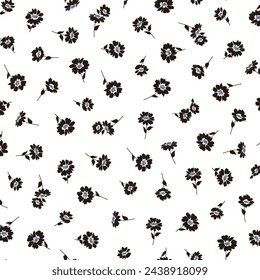 Lindo patrón floral perfecto para el diseño textil,