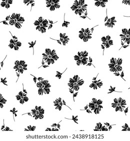 Nettes Blumenmuster perfekt für Textildesign,
