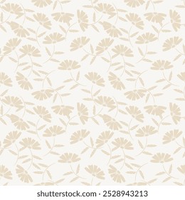 Lindo patrón floral. Textura de Vector sin costuras. Una Plantilla elegante para estampados de moda. Estampado con Pequeñas flores blancas y hojas azules. fondo rosa.