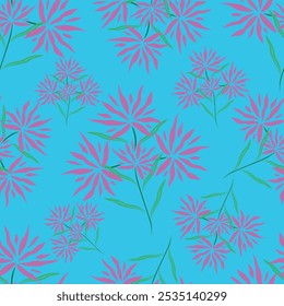 Padrão floral bonito. Textura de vetor uniforme. Um modelo elegante para impressões na moda. Imprima com flores amarelas e folhas verdes. fundo branco.