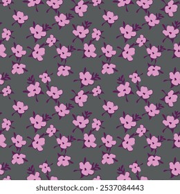 Padrão floral bonito. Textura de vetor uniforme. Um modelo elegante para impressões na moda. Imprima com flores amarelas e folhas verdes. fundo branco.