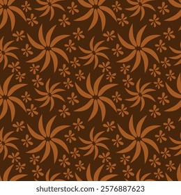 Cute floral pattern. Seamless vector texture. An elegant template for fashionable prints. Print with small white flowers and blue leaves. pink background