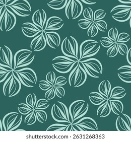 Cute floral pattern. Seamless vector pattern. Elegant template for fashion prints. Small pink and blue flowers for folk print. White background. Stock vector