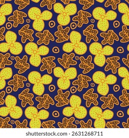 Padrão floral bonito. Padrão de vetor contínuo. Modelo elegante para impressões de moda. Pequenas flores rosa e azul para impressão folclórica. Fundo branco. Vetor de estoque
