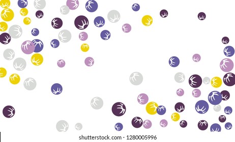 Cute Floral Pattern with Simple Stylized Berries for Greeting Card or Poster. Naive Daisy Berries in Primitive Style. Vector Background for Spring or Summer Design.
