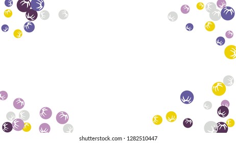 Cute Floral Pattern with Simple Stylized Berries for Greeting Card or Poster. Naive Daisy Berries in Primitive Style. Vector Background for Spring or Summer Design.
