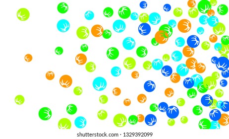 Cute Floral Pattern with Simple Stylized Berries for Greeting Card or Poster. Naive Daisy Berries in Primitive Style. Vector Background for Spring or Summer Design.

