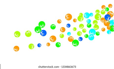 Cute Floral Pattern with Simple Stylized Berries for Greeting Card or Poster. Naive Daisy Berries in Primitive Style. Vector Background for Spring or Summer Design.

