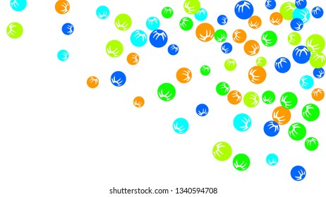 Cute Floral Pattern with Simple Stylized Berries for Greeting Card or Poster. Naive Daisy Berries in Primitive Style. Vector Background for Spring or Summer Design.

