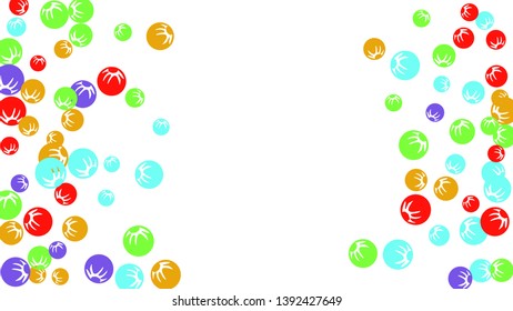 Cute Floral Pattern with Simple Stylized Berries for Greeting Card or Poster. Naive Daisy Berries in Primitive Style. Vector Background for Spring or Summer Design.
