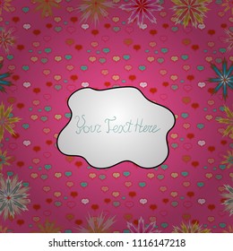 Cute Floral pattern in the small flower. Vector illustration. Seamless floral pattern with nice doodles flowers. Beautiful fabric pattern.