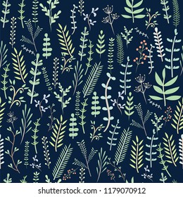 Cute Floral pattern in the small flower. Beautiful floral design